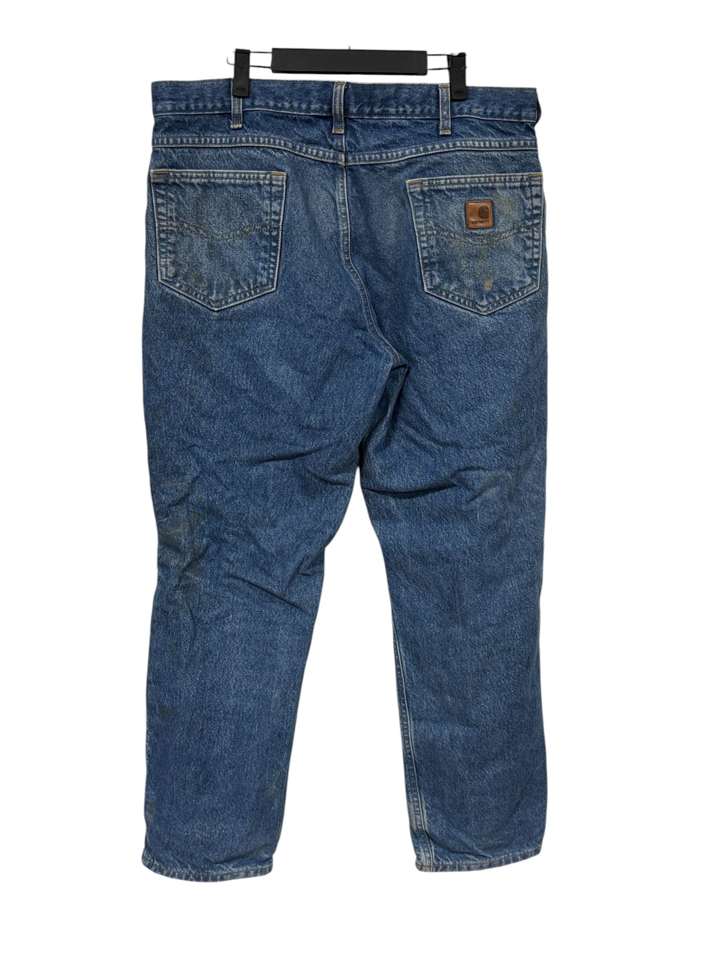 Carhartt Navy Blue Relaxed Fit Denim Jeans Size 38x30
