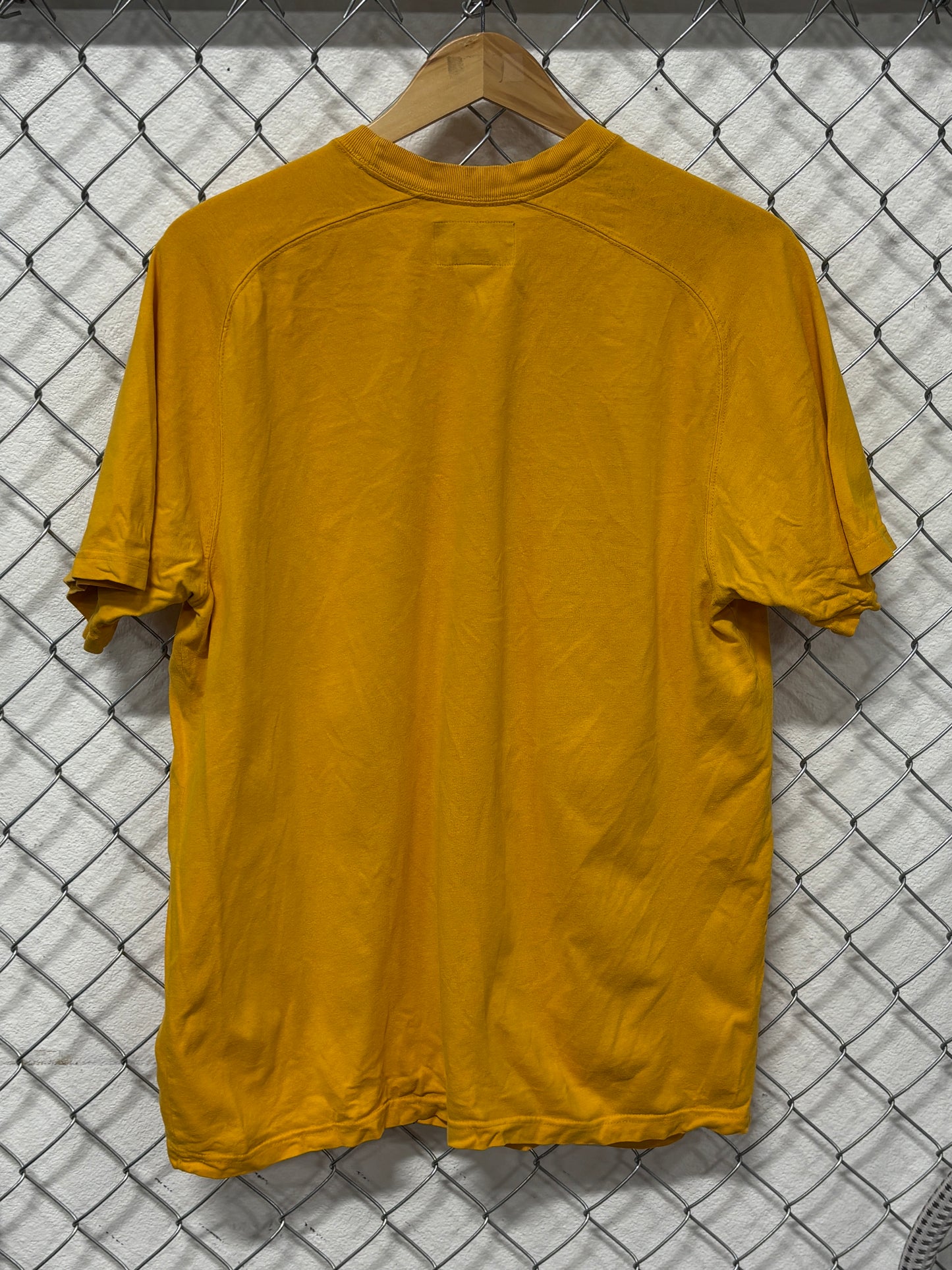 Vintage Y2K Abercrombie and Fitch Yellow Graphic Tee Size Large