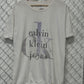 Vintage 90's Thrashed Calvin Klein Jeans Classic Logo Tee Size Large