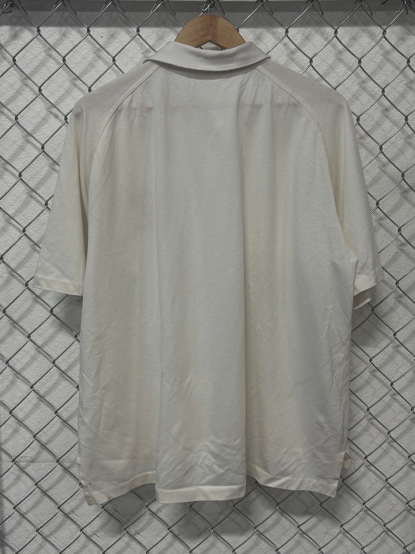 Vintage 90's Montana Grizzlies Missoula White Polo Shirt Size Large