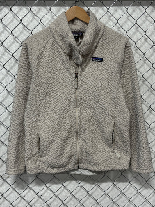 Patagonia Women's Diamond Capra Fleece Zip Up Sweater Size Medium