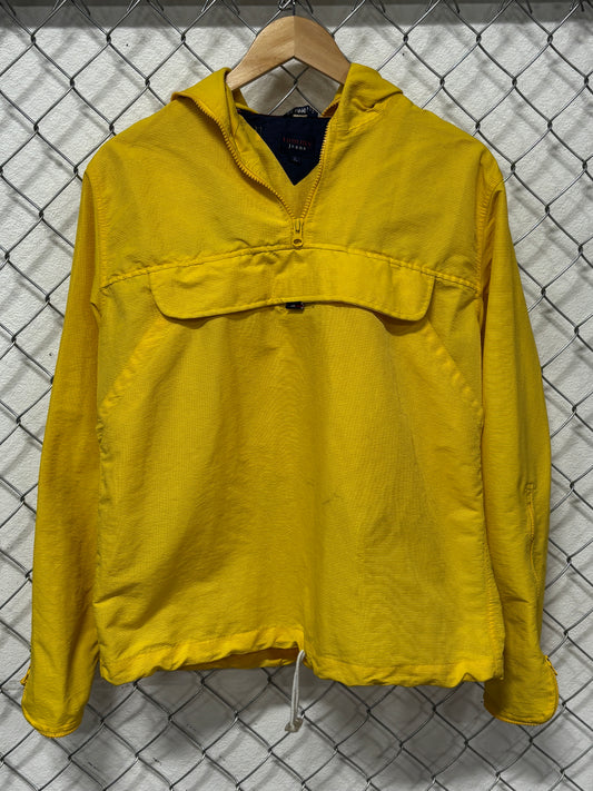 Vintage 90's Women's Tommy Hilfiger Yellow Anorak Jacket Size Large