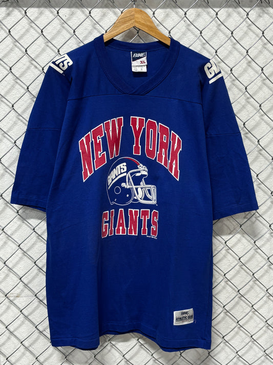 Vintage 90's New York Giants NFL Logo Helmet Graphic Tee Size XL