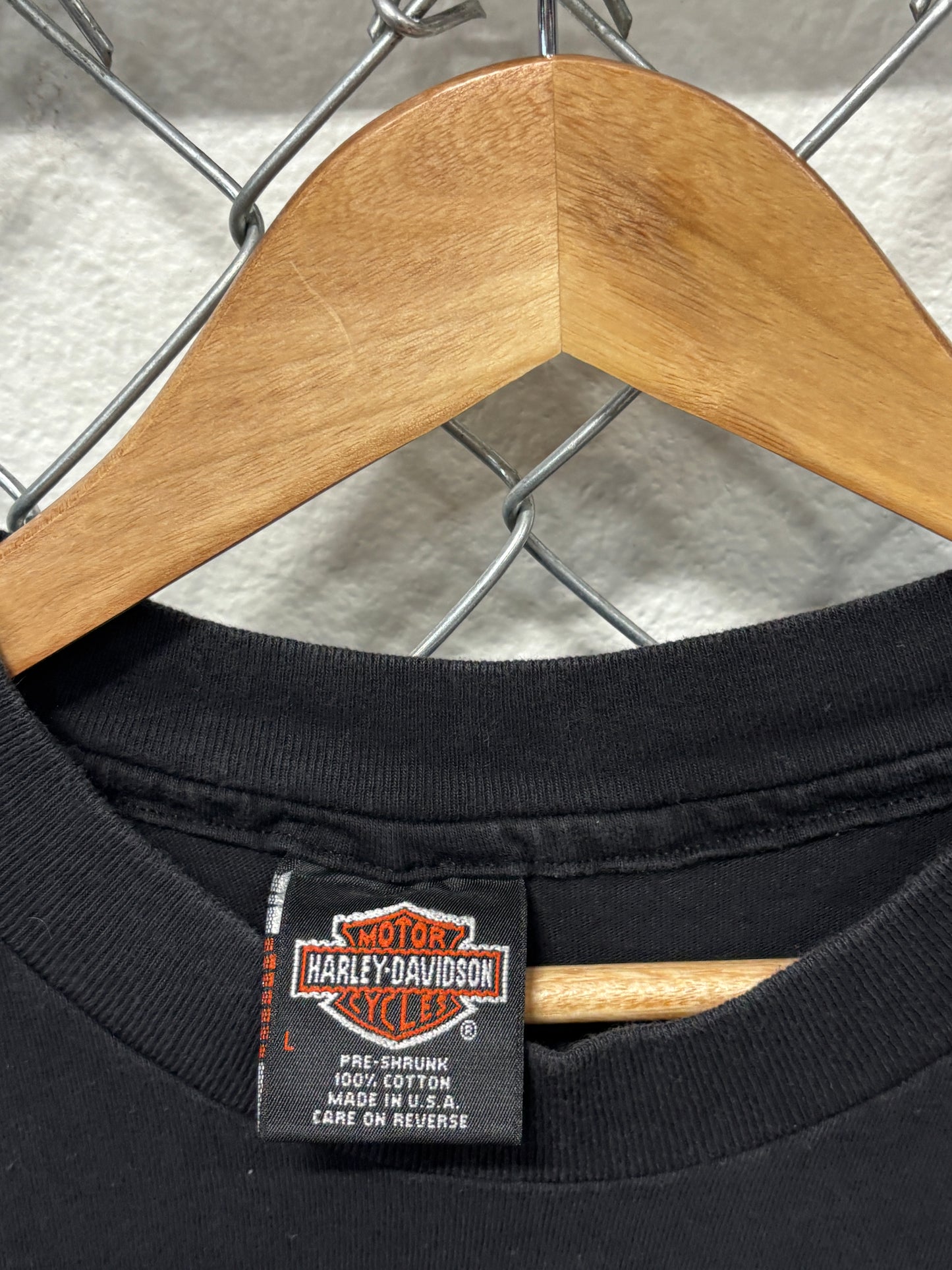 Vintage 90's Harley Davidson Sturgis 55th Anniversary Biker Tee Size Large