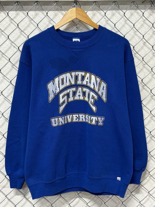 Vintage 90's Montana State University Bozeman Bobcats Sweater Size XL