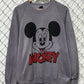 Vintage 90's Disney Mickey Mouse Cartoon Hand Dyed Sweater Size XL