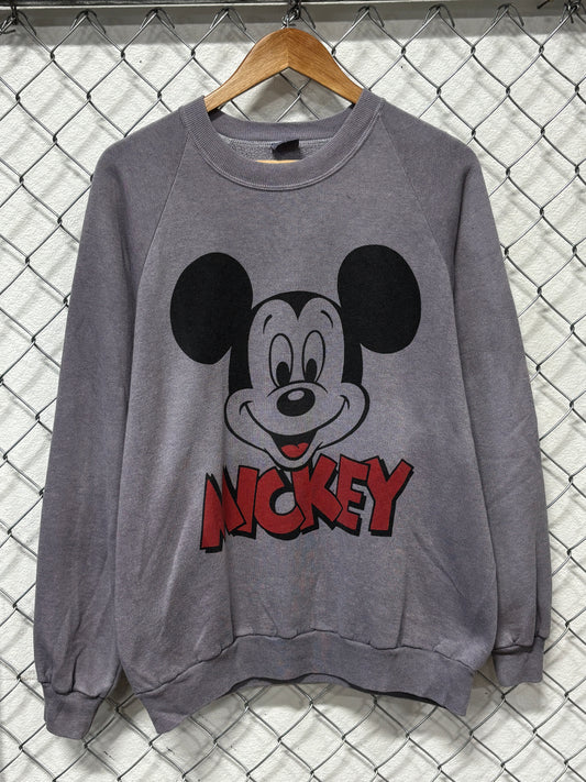 Vintage 90's Disney Mickey Mouse Cartoon Hand Dyed Sweater Size XL