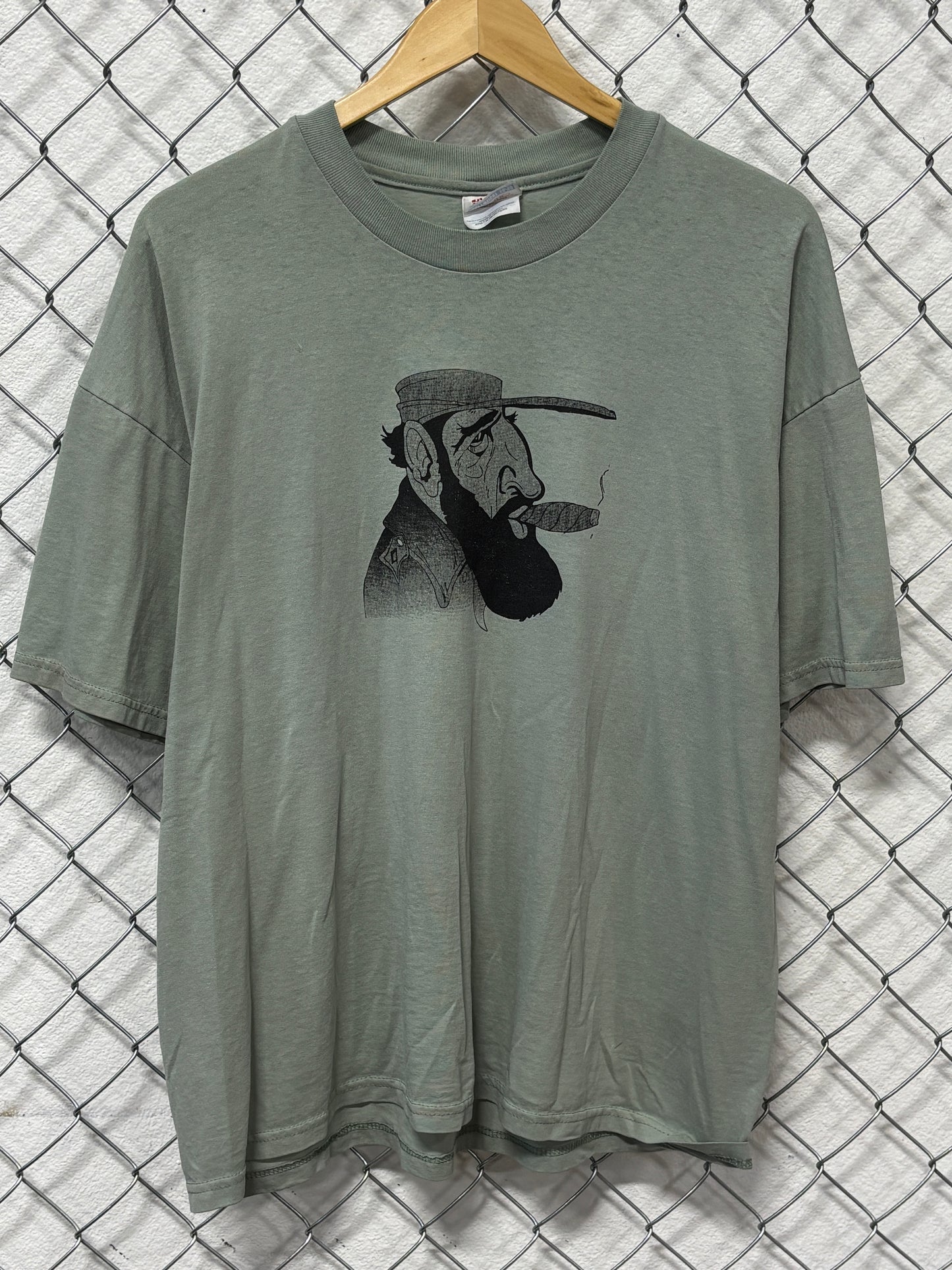 Vintage 90's Castro's Back Room Cigar Lounge Graphic Tee Size XL