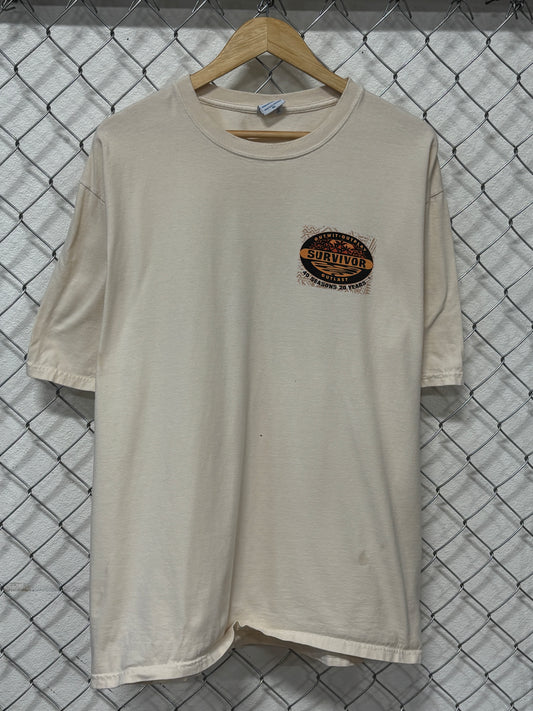Survivor Season 40 Outwit Outlast Outplay TV Promo Tee Size XL