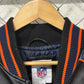 Vintage Denver Broncos NFL Big Logo Leather Jacket Size Large