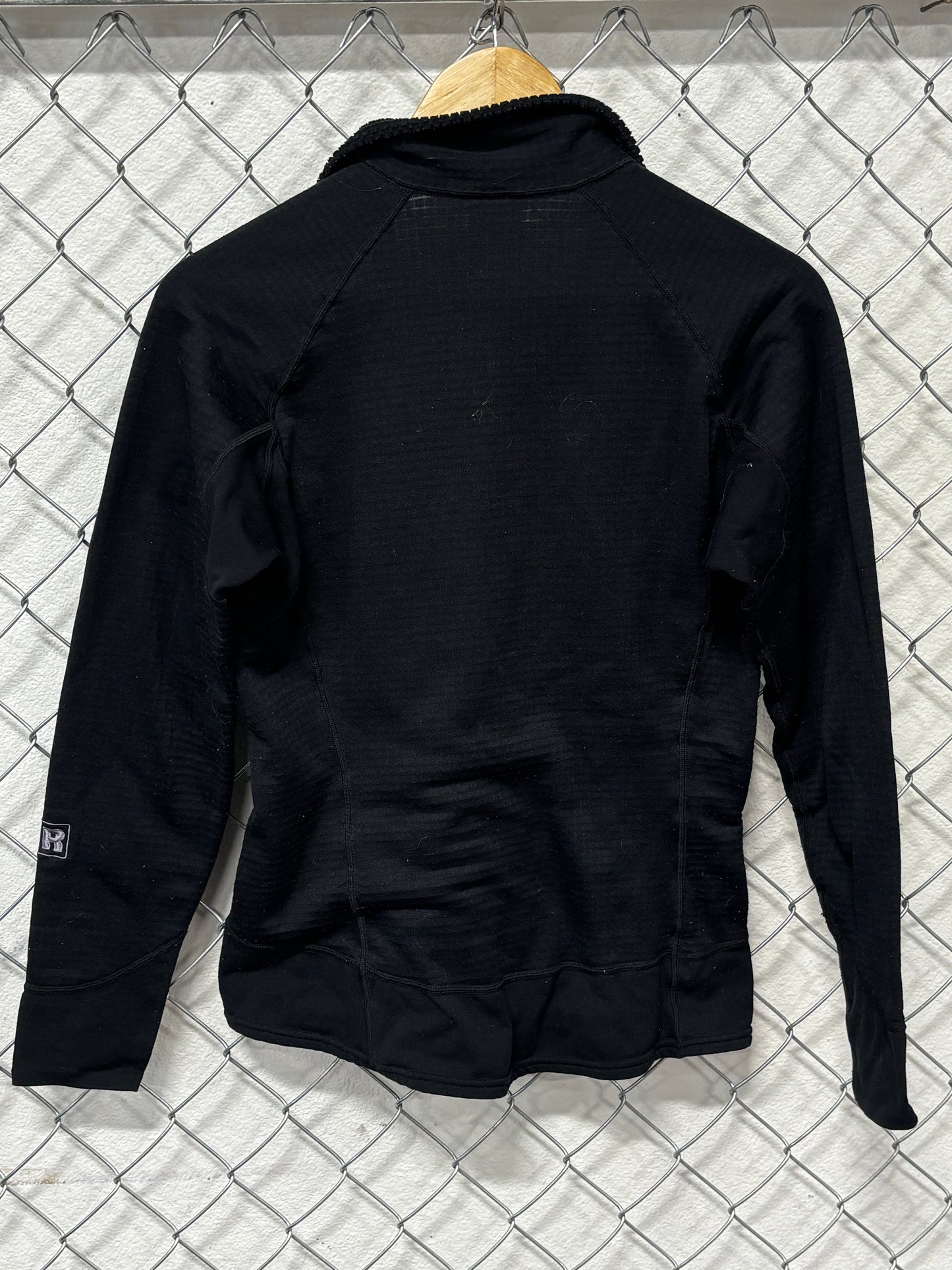 Patagonia Women's Lightweight Black Fleece Sweater Size Medium