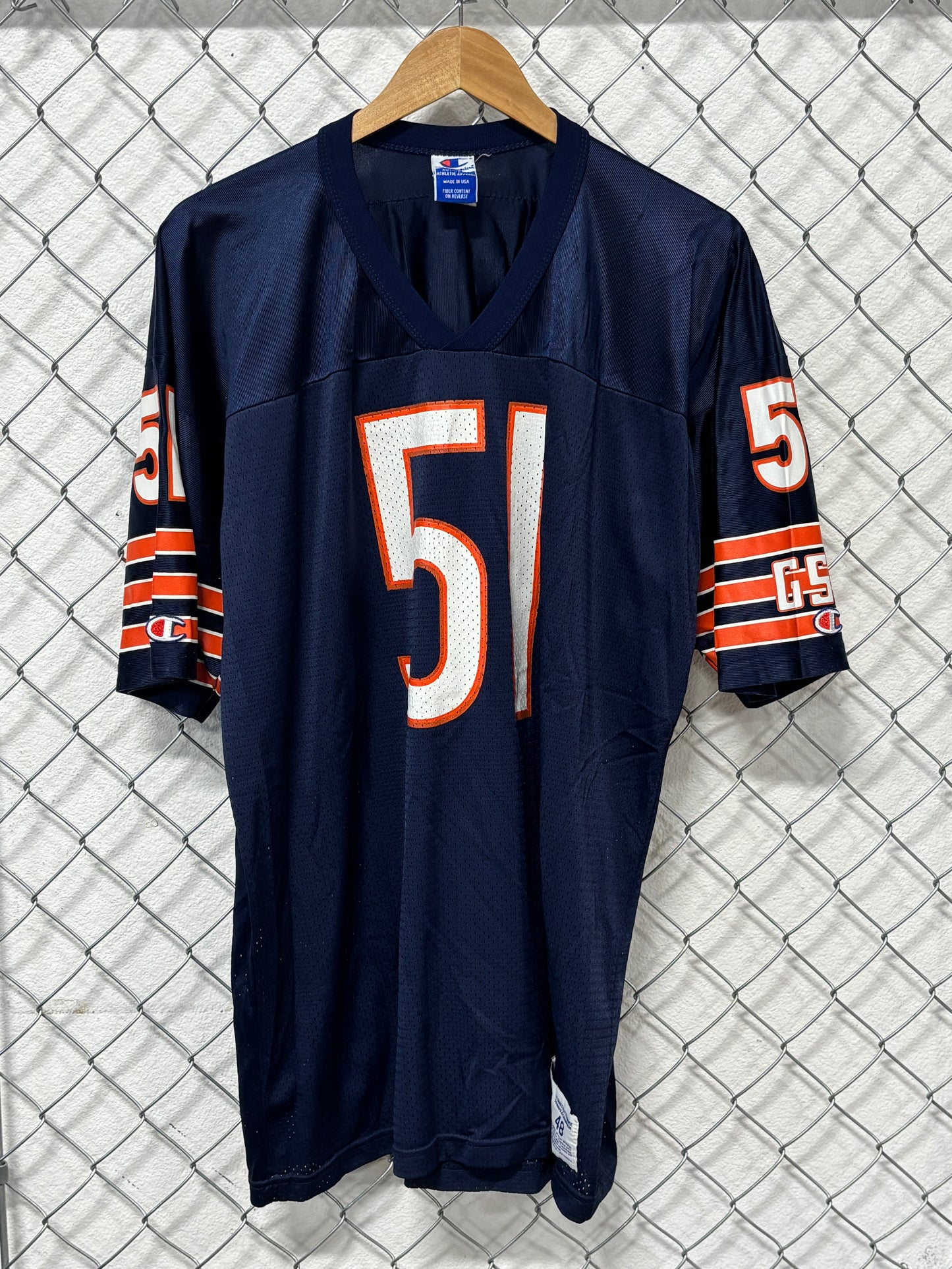Vintage Champion Chicago Bears Dick Butkus Jersey Size XL