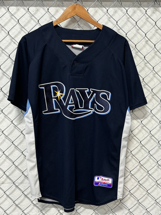 Majestic Tampa Bay Rays Baseball Jersey Size Large