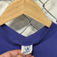 Vintage 80's Adidas Cutoff Purple Classic Logo Shirt Size Small