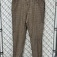 Vintage 70's Plaid Trouser Pants Size 36x31
