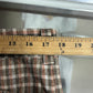 Vintage 70's Plaid Trouser Pants Size 36x31