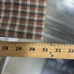 Vintage 70's Plaid Trouser Pants Size 36x31
