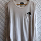 Stussy 8 Ball White Long Sleeve Pocket Shirt Size XL