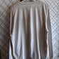 Stussy 8 Ball White Long Sleeve Pocket Shirt Size XL