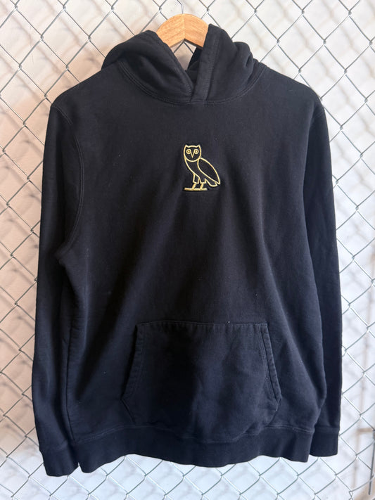 Octobers Very Own OVO Classic Logo Black Hoodie Size Large