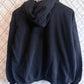 Vintage 90's ENUF USA Black Oversized Hoodie Size Large