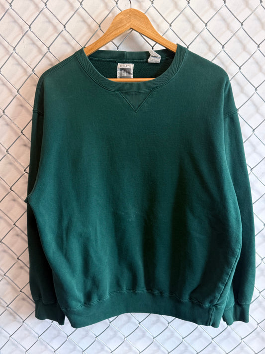 Vintage 90's GAP Brand Blank Green Crewneck Sweater Size Small