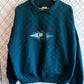 Vintage 90's Bozeman Montana Golf Blue Sweater Size XL