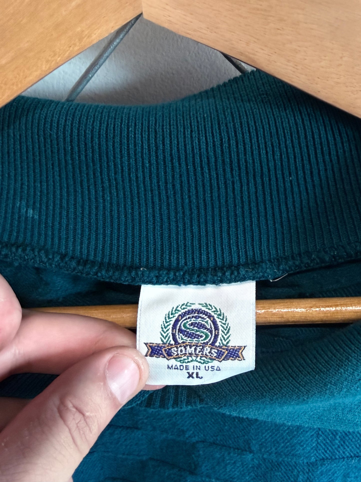 Vintage 90's Bozeman Montana Golf Blue Sweater Size XL