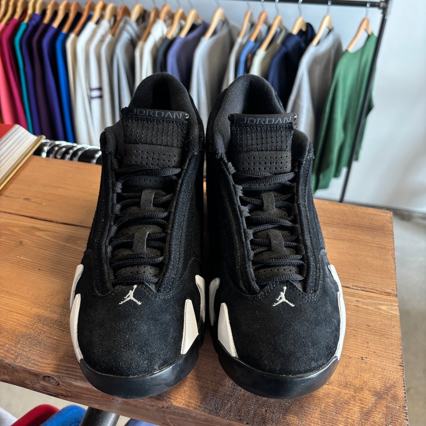 Jordan 14 'Black White' Size 9.5