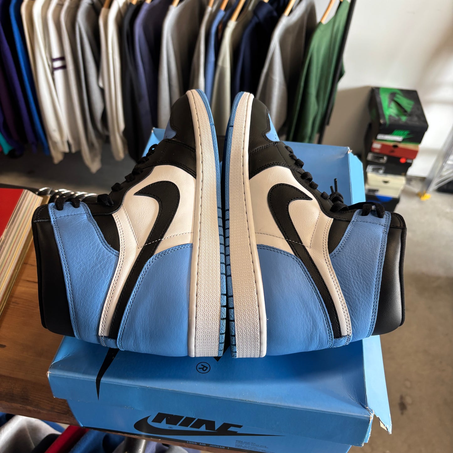 Jordan 1 'UNC Toe' Size 14