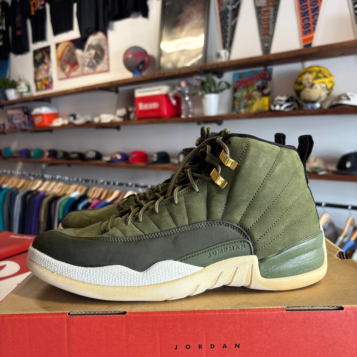 Jordan 12 'Class of 03 Olive' Size 11