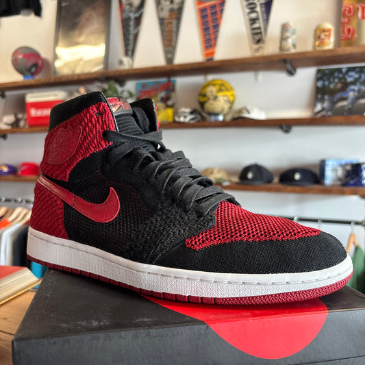 Jordan 1 'Flyknit Bred' Size 11