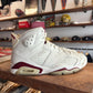 Jordan 6 'Maroon' Size 10.5