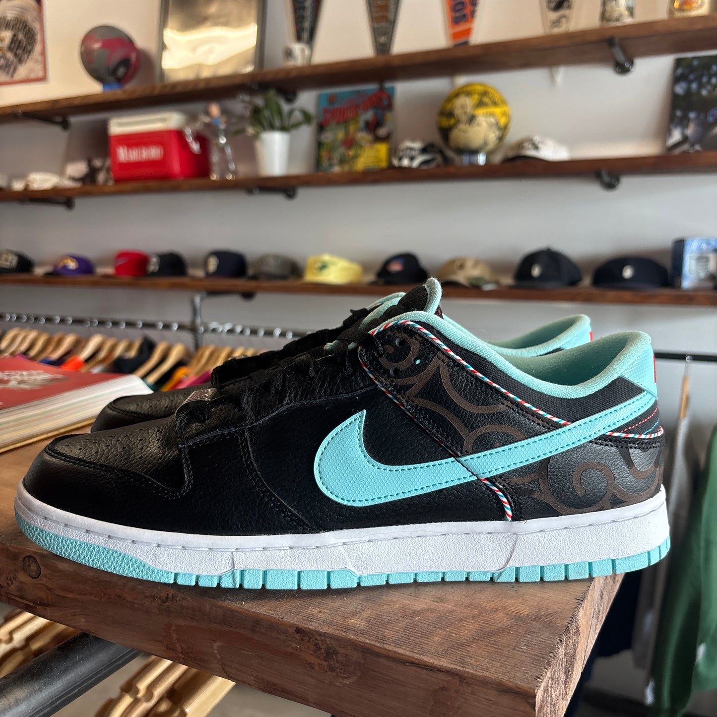 Nike Dunk Low 'Barbershop Black' Size 14