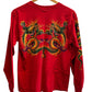 Vintage 90's Montana Bridger Bowl Skiing Dragon Long Sleeve Size Medium