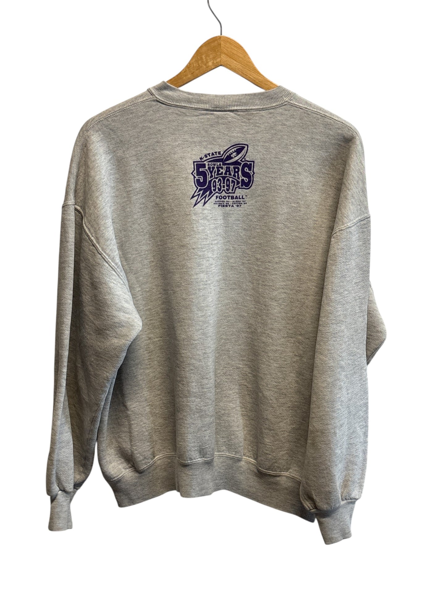 Vintage 1997 Russell Athletic Kansas State Tostitos Bowl Sweater Size XL