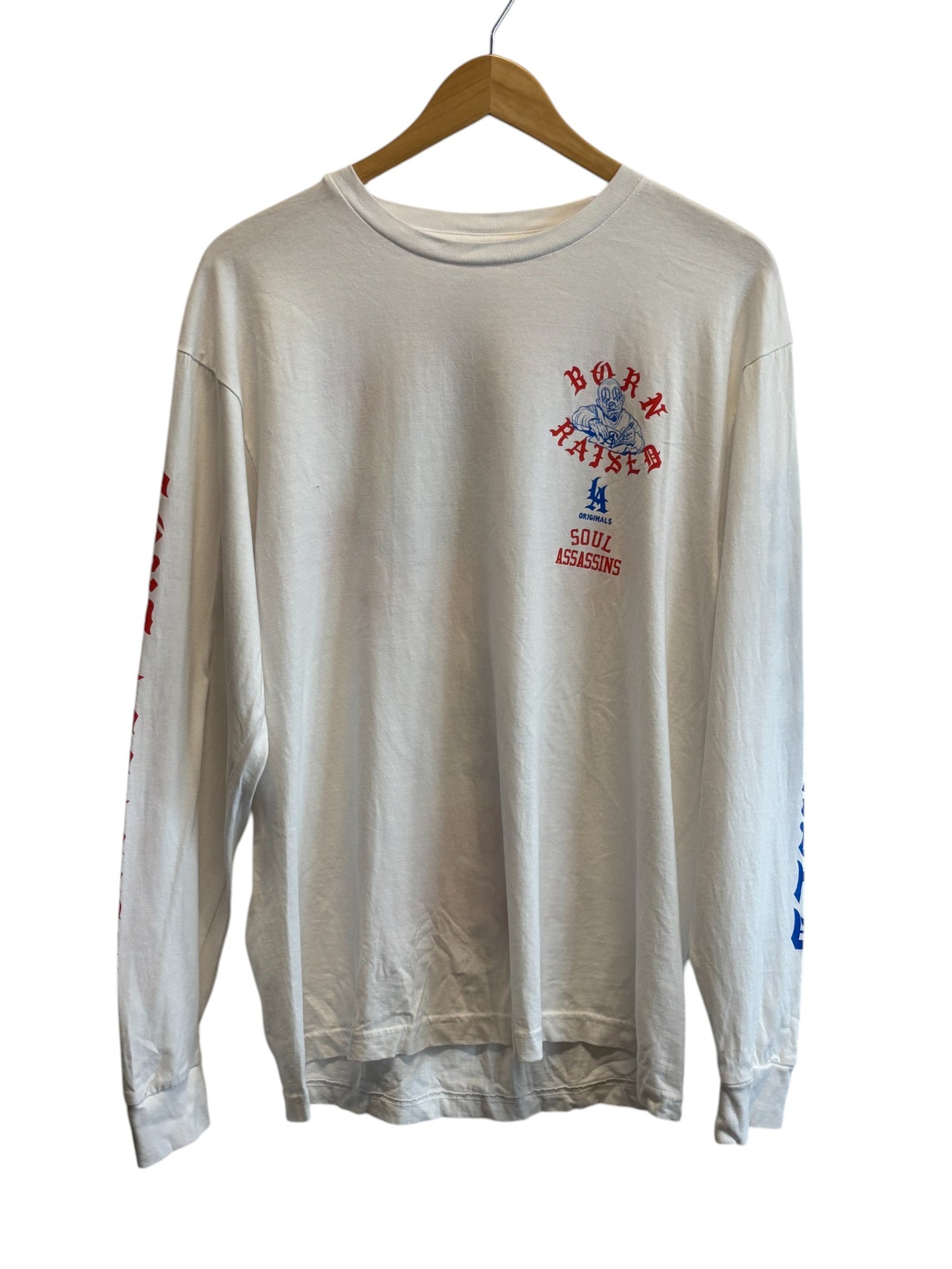 Born x Raised Soul Assassins Long Sleeve Shirt Size Large