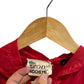 Vintage 90's Izod Lacoste Red Windbreaker Half Zip Jacket Size Small