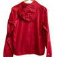 Vintage 90's Izod Lacoste Red Windbreaker Half Zip Jacket Size Small