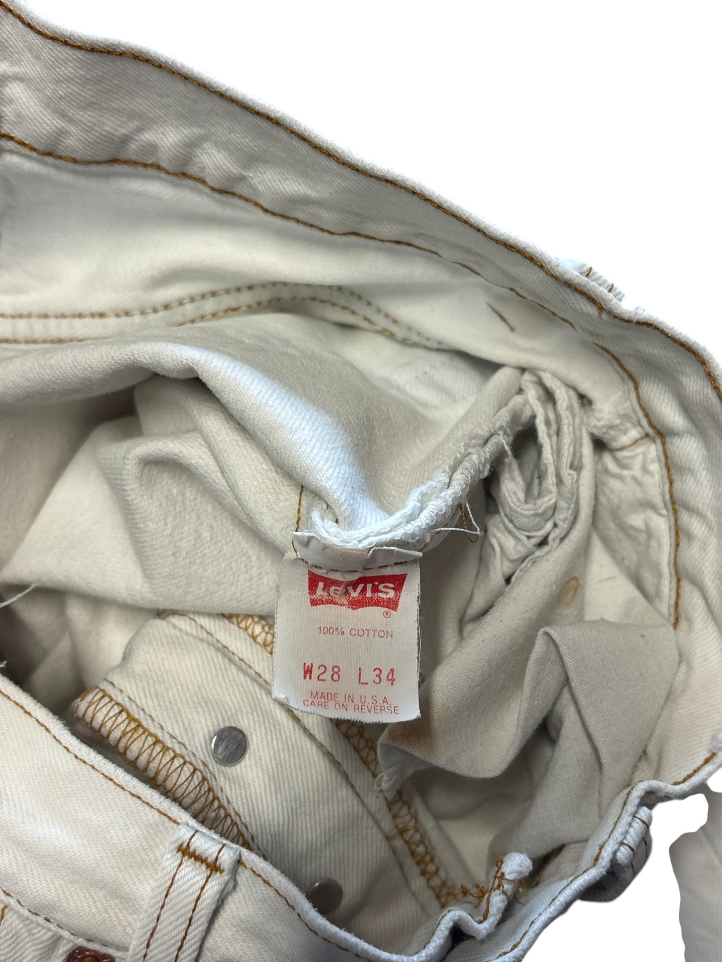 Vintage 90's Levi's 501xx Acid Wash Denim Jeans Size 28x32