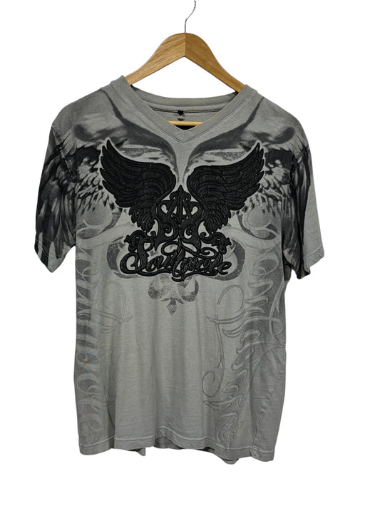 Vintage Y2K South Pole Angel Wings Graphic Tee Size Medium