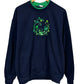Vintage 90's Green Clovers Crewneck Sweater Size XL