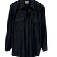 Vintage Silver Spur Western Wear Black Pearl Snap Button Up Shirt Size Large