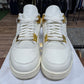 Jordan 4 'Metallic Gold' Size 9.5W/8M