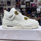 Jordan 4 'Metallic Gold' Size 9.5W/8M