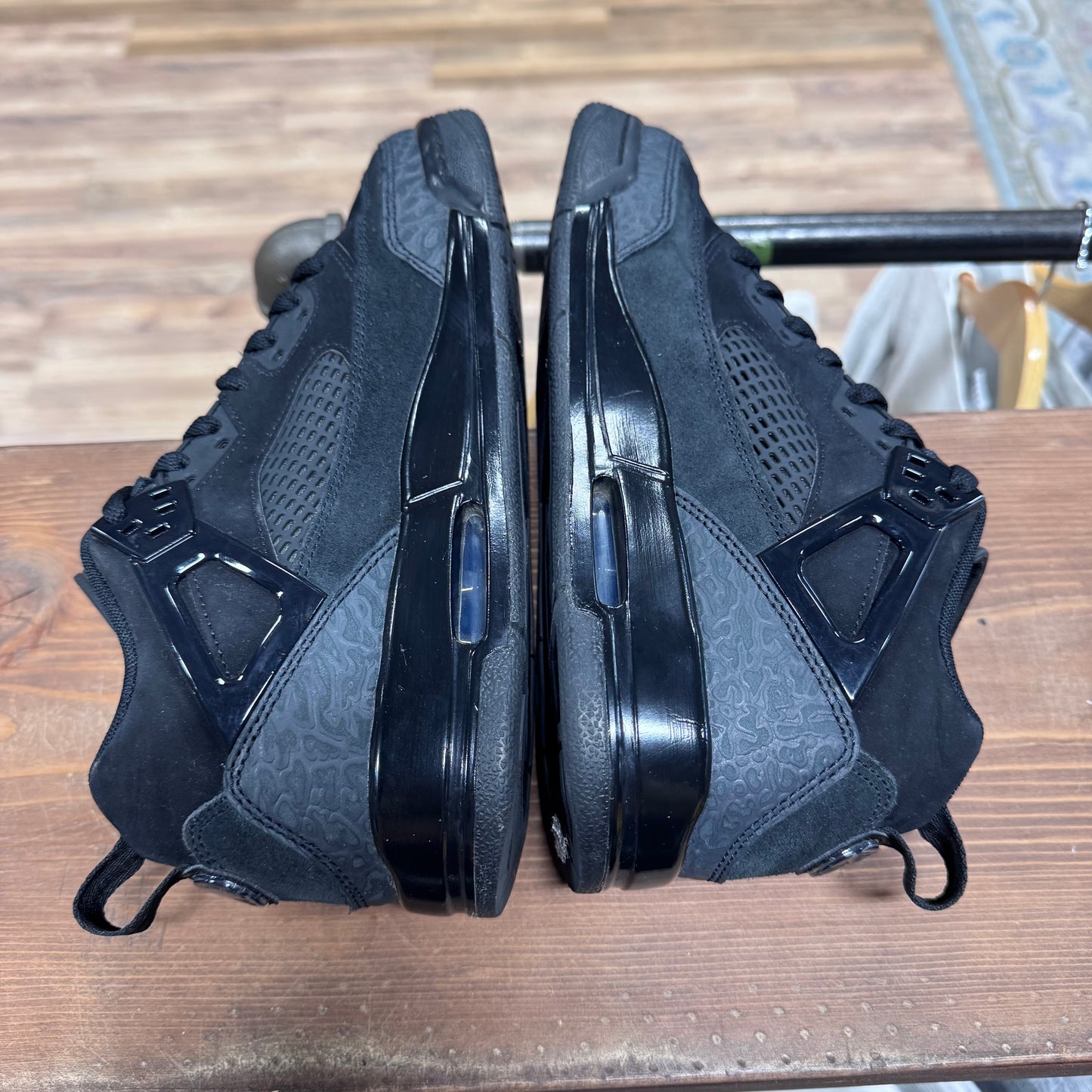 Jordan Spizike Low 'Black Cat' Size 7Y
