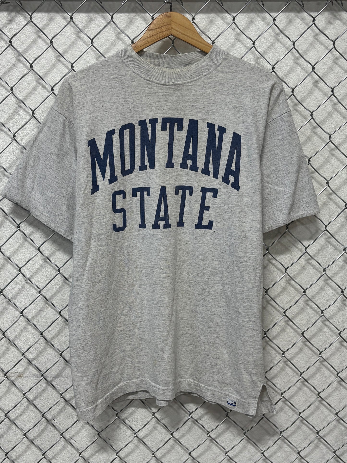 Vintage 90's Montana State University Bozeman Graphic Tee Size Large