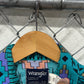 Vintage Wrangler Brushpopper Western Button Up Long Sleeve Shirt Size Large