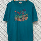 Vintage 90's Potted Plants Flower Nature Graphic Tee Size XL