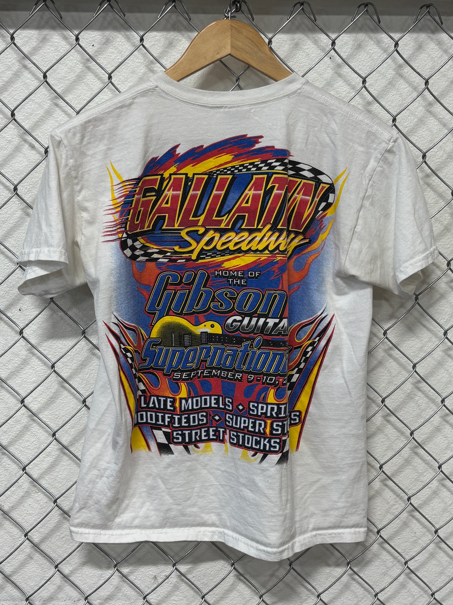 Montana Belgrade Gallatin Speedway Racing Graphic Tee Size Large